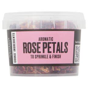 waitrose edible rose petals.